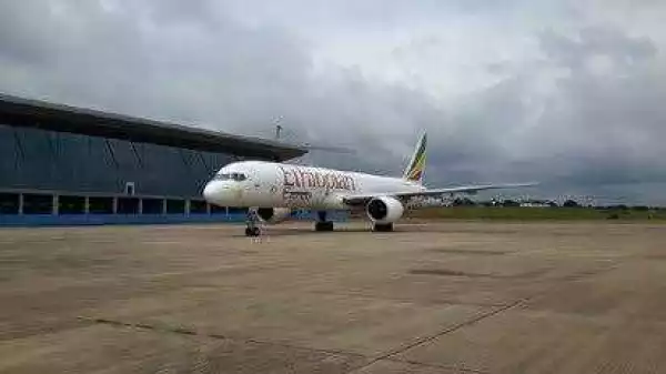 Photos: First Int’l cargo aircraft lands in Akanu Ibiam Airport, Enugu